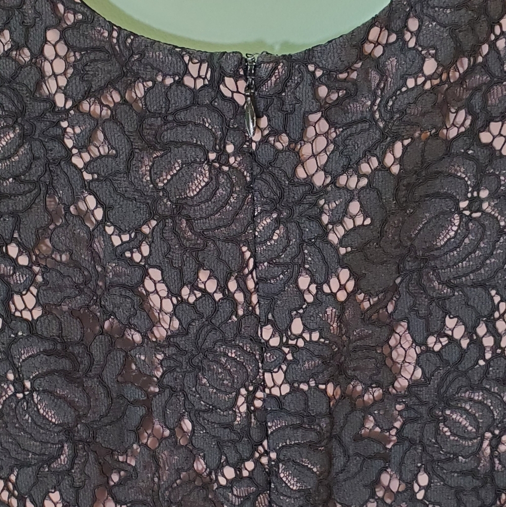 Nha Khanh Black Lace Mermaid Gown Size 10 Classic Retro Formal Evening Dress - Picture 9 of 15